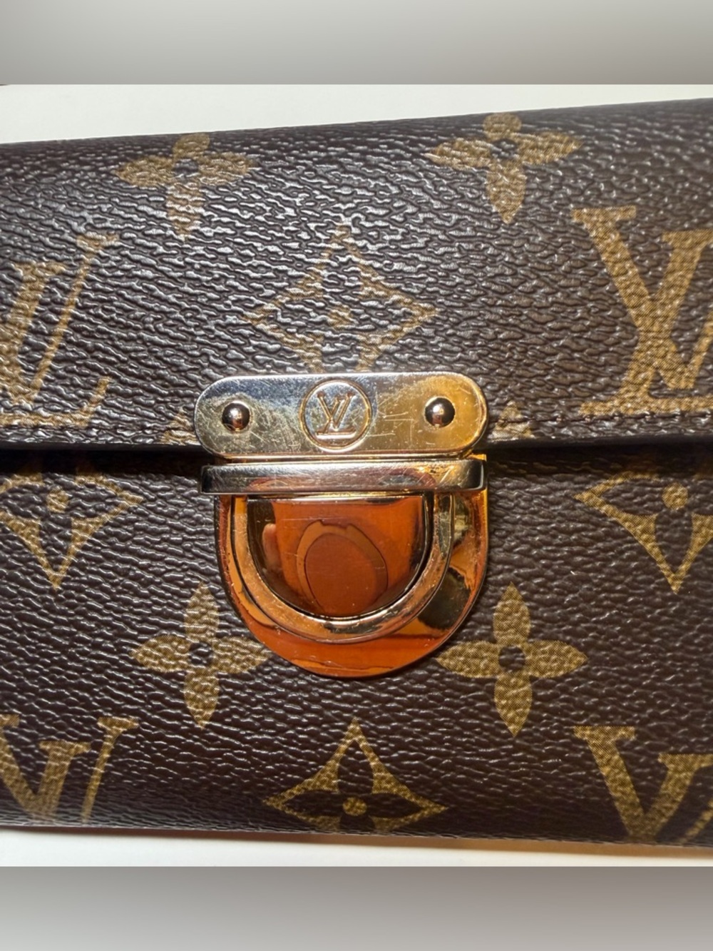 Louis Vuitton Monogram Compact Wallet in Dark Brown with Gold Hardware - Picture 11 of 11